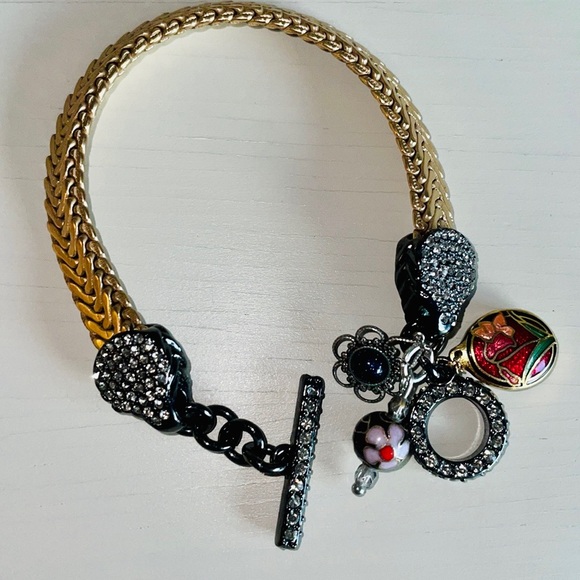 Cloisonné charm bracelet #8 - Picture 2 of 5